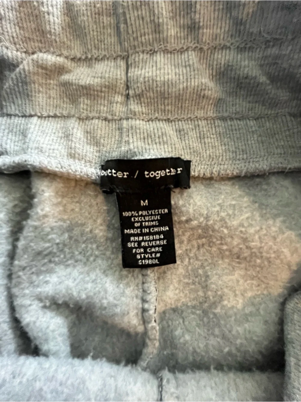 Better / Together Gray Sweat Pants with Black Cats
Size: Medium (Juniors) - Picture 5 of 6
